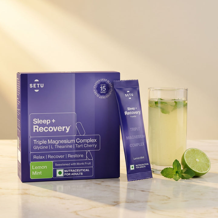 Sleep + Recovery: Fall Asleep Faster, Wake Up Restored - Setu Nutrition