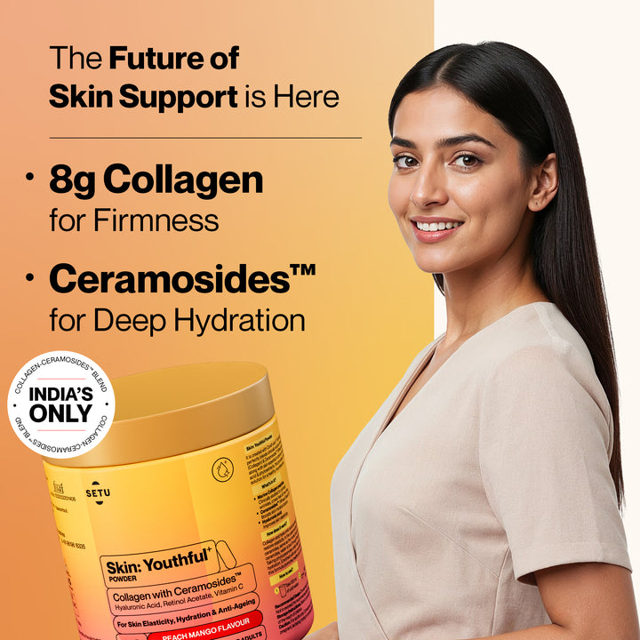 Skin: Youthful with Marine Collagen & Ceramosides™