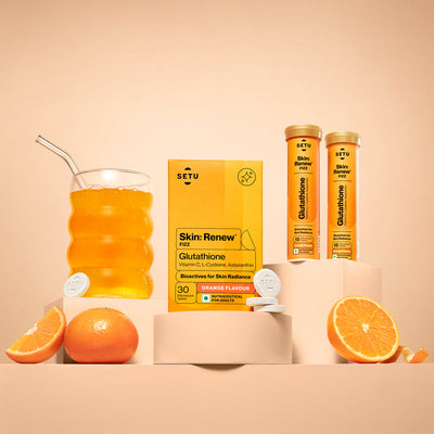 Skin: Renew Glutathione Effervescent Tablets – For Pigmentation Reduction & Skin Brightening