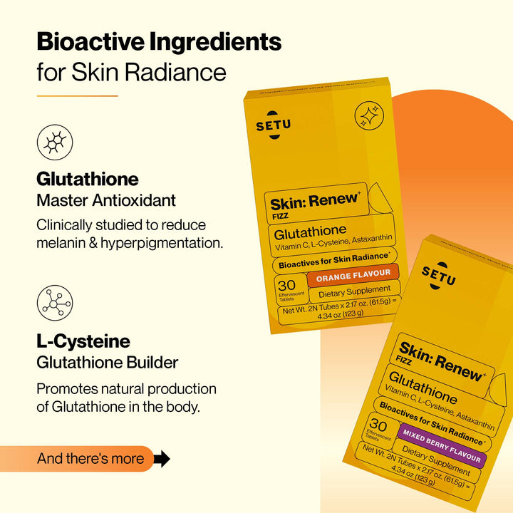 Skin: Renew - Glutathione - (Orange + Mixed Berry) Flavour
